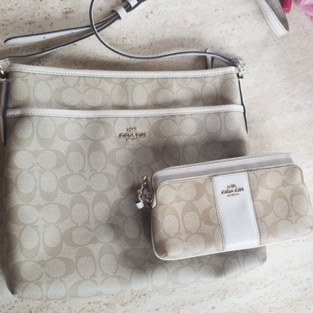 Coach bag and wallet